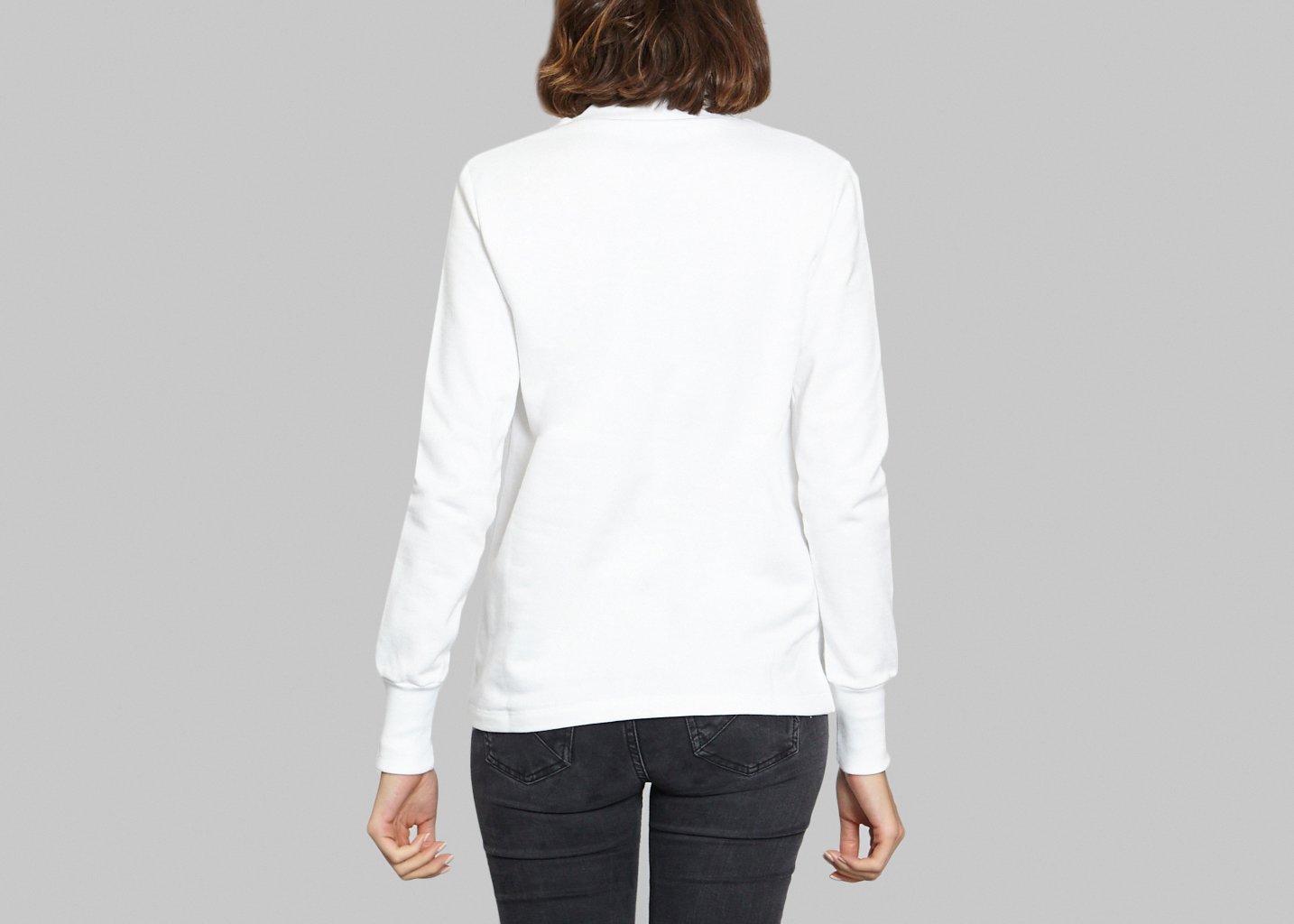 L'exception Sweat Shirt Coeur Blanc Ville Lumière