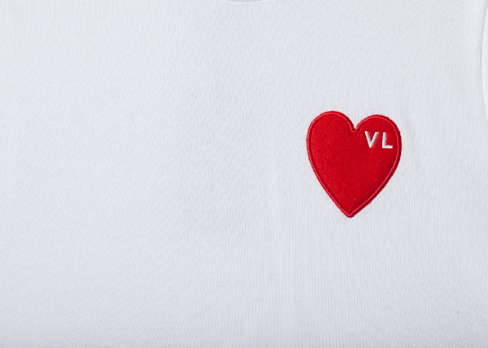 L'exception Sweat Shirt Coeur Blanc Ville Lumière