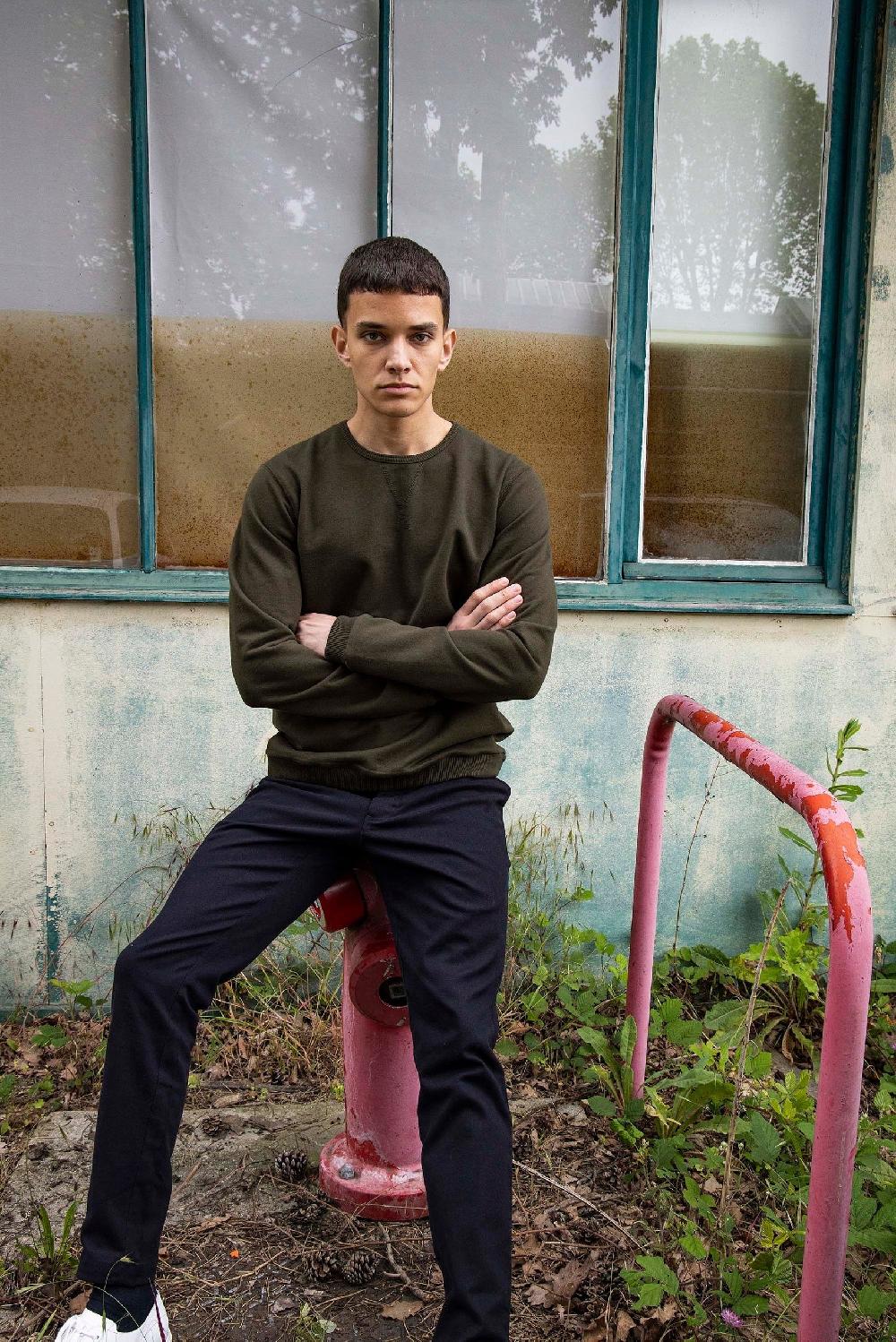 L'exception Sweat Uni Khaki Misericordia