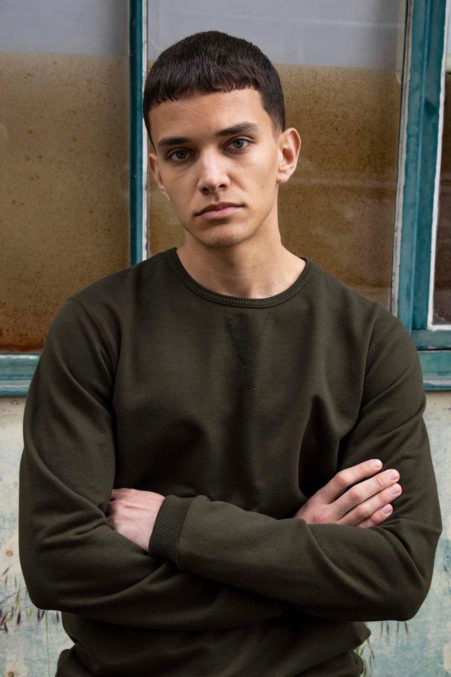 L'exception Sweat Uni Khaki Misericordia