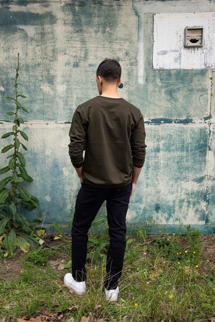 L'exception Sweat Uni Khaki Misericordia
