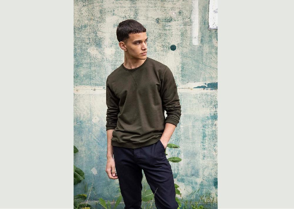 l'exception Sweat uni Khaki Misericordia