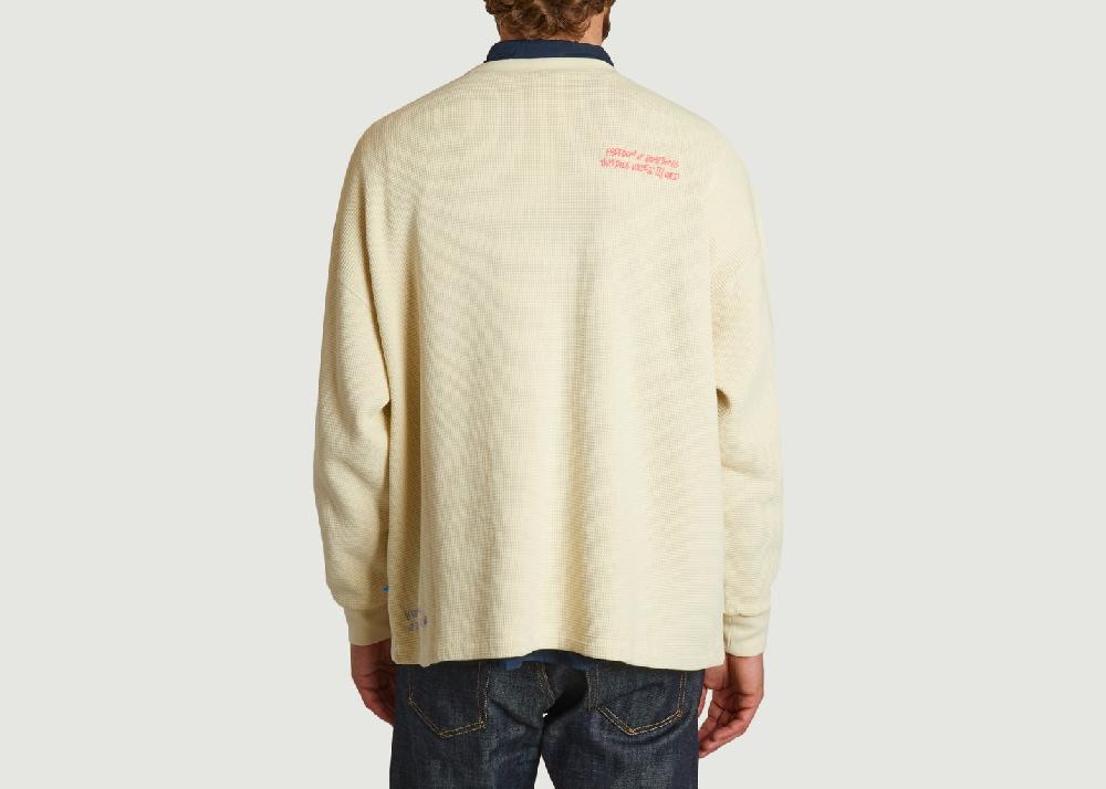 L'exception Sweat Waffle Ecru Reception Clothing