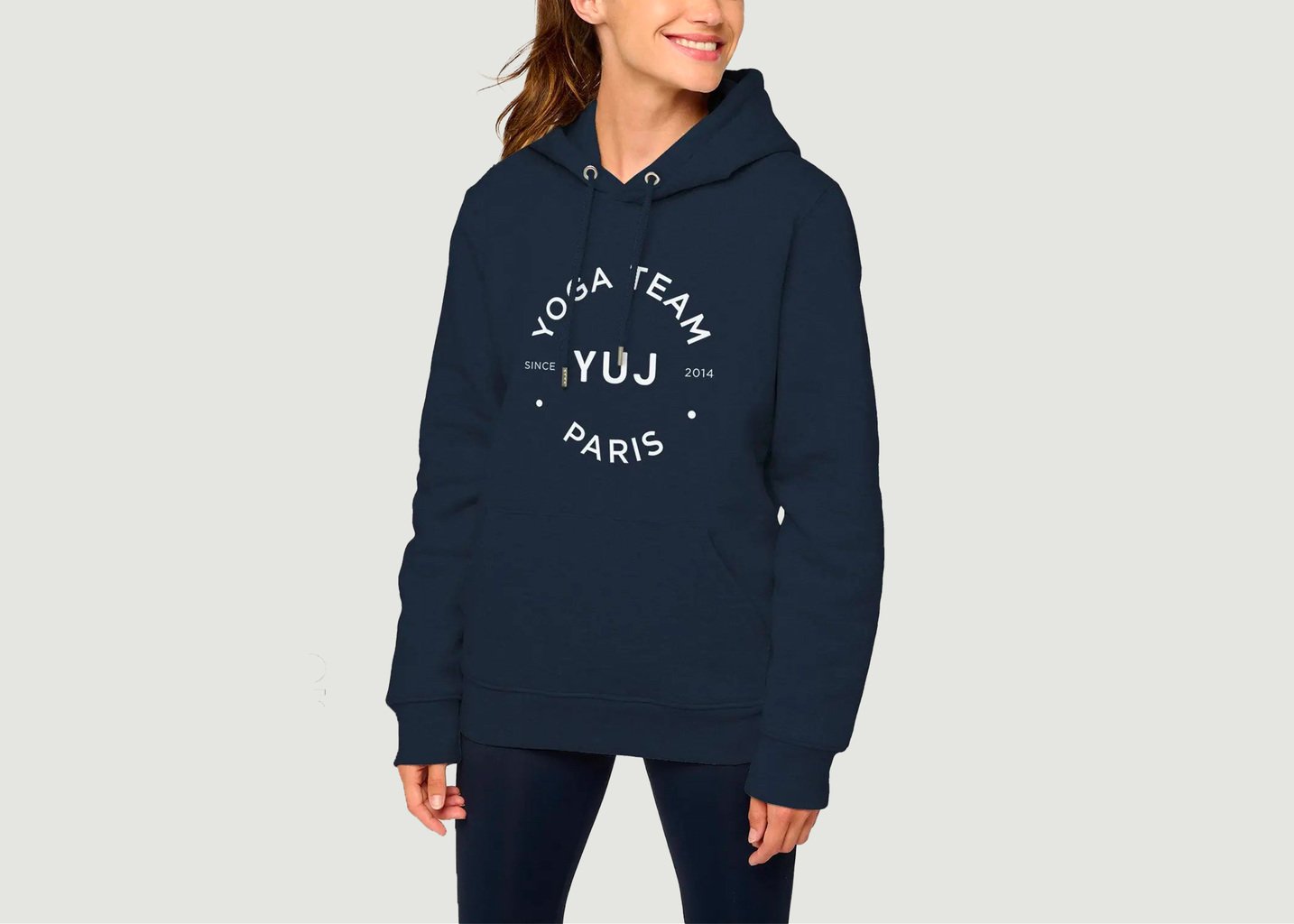 l'exception Sweat Yoga Team Bleu Marine YUJ Paris
