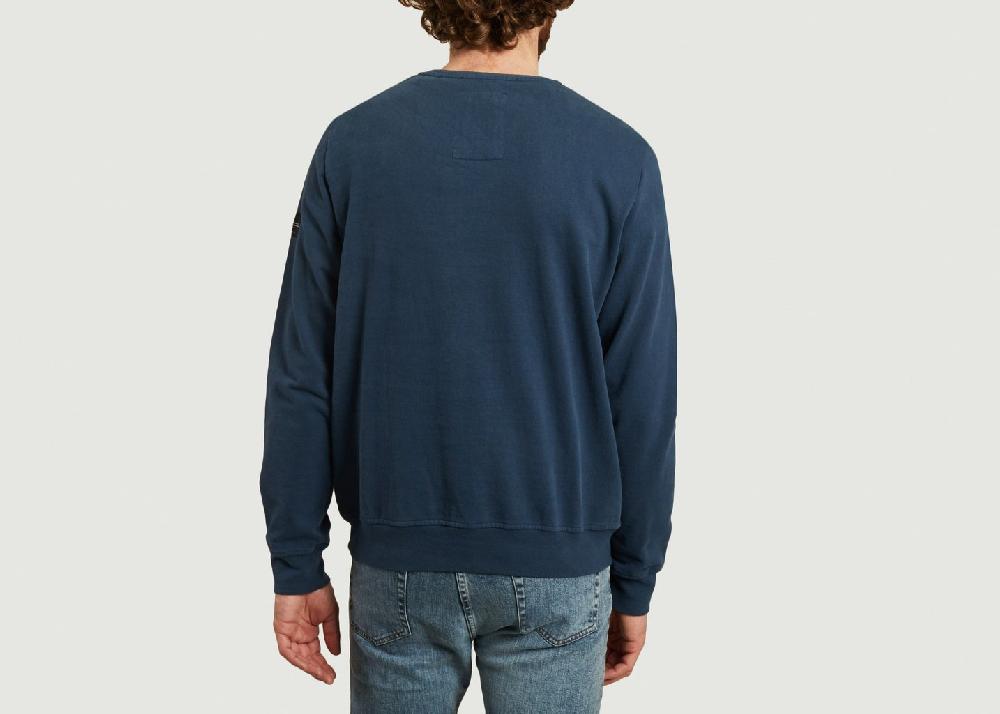 L'exception Sweatshirt Altamira Bleu Marine Ecoalf