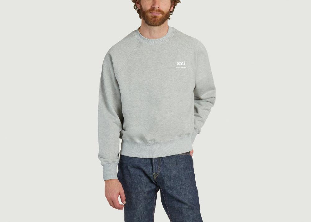 L'exception Sweatshirt Ami AM Gris AMI Paris