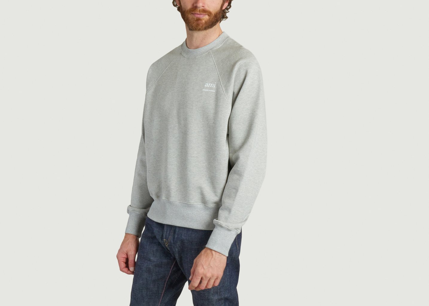 L'exception Sweatshirt Ami AM Gris AMI Paris