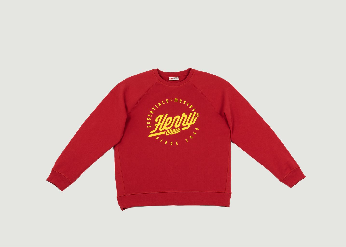 l'exception Sweatshirt Crew Neck Rouge Henry Paris