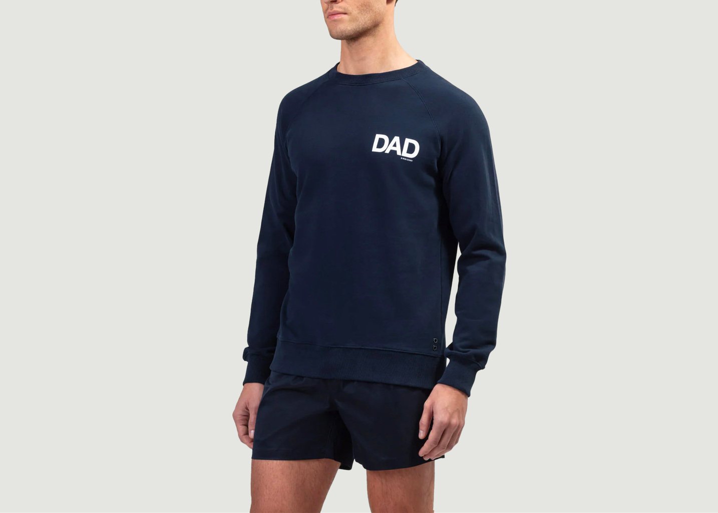 L'exception Sweatshirt DAD Bleu Marine Ron Dorff
