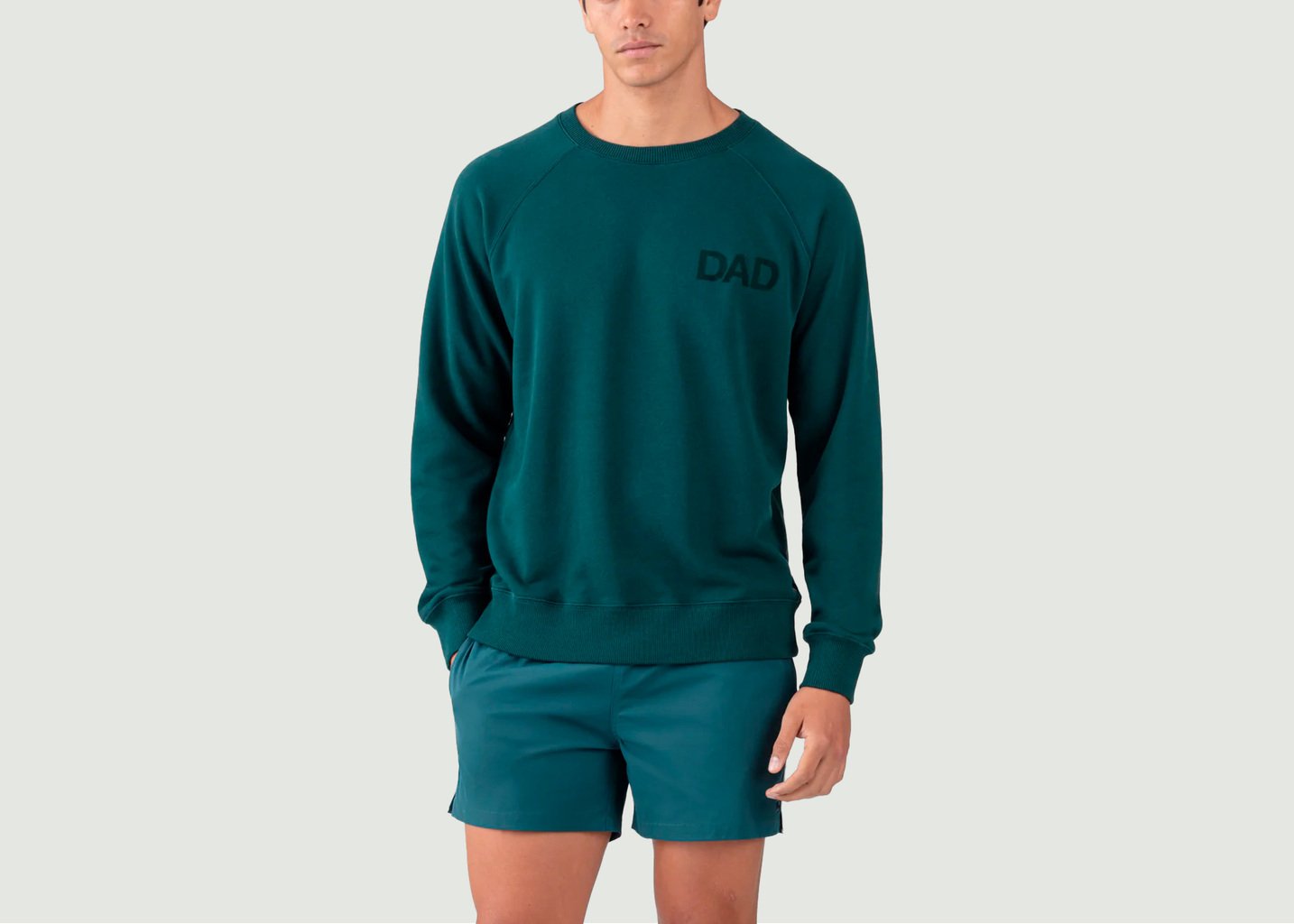 L'exception Sweatshirt Dad Vert Foncé Ron Dorff