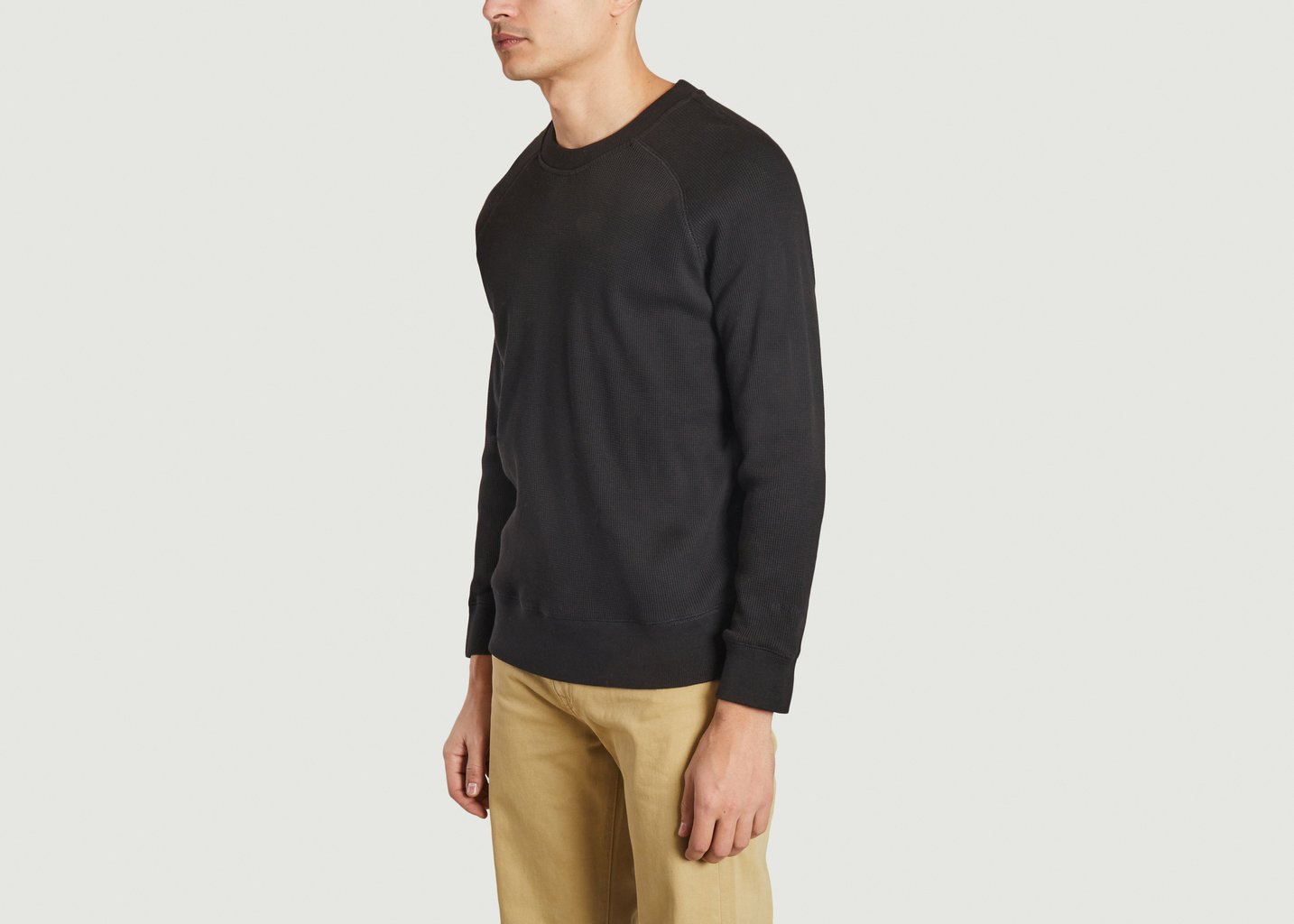 L'exception Sweatshirt En Jersey Noir M.C. Overalls