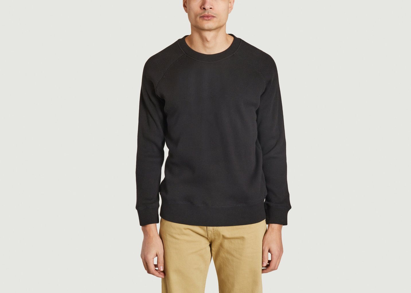 l'exception Sweatshirt en Jersey Noir M.C. Overalls