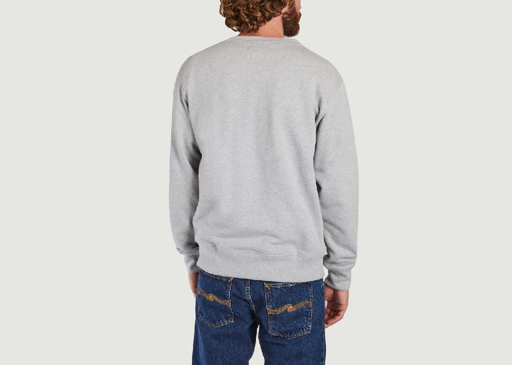 L'exception Sweatshirt Frasse Gris Nudie Jeans