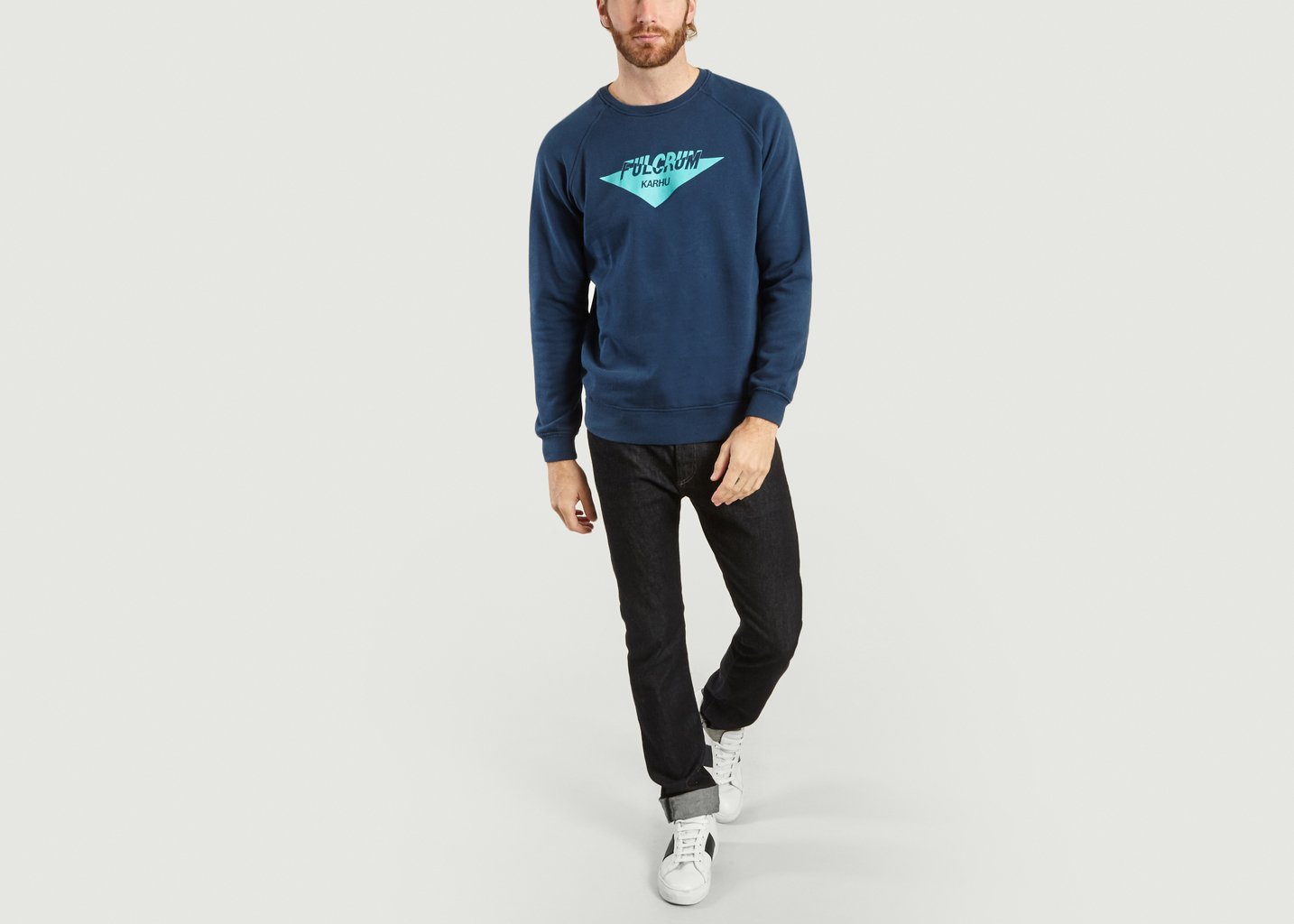 L'exception Sweatshirt Fulcrum Bleu Marine Karhu