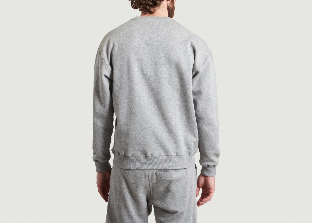 L'exception Sweatshirt Logo Gris Band Of Outsiders