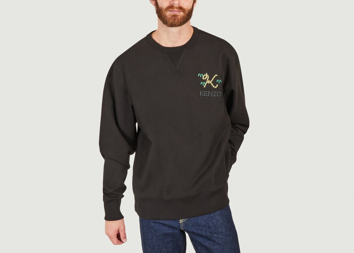 l'exception Sweatshirt oversize Noir Kenzo