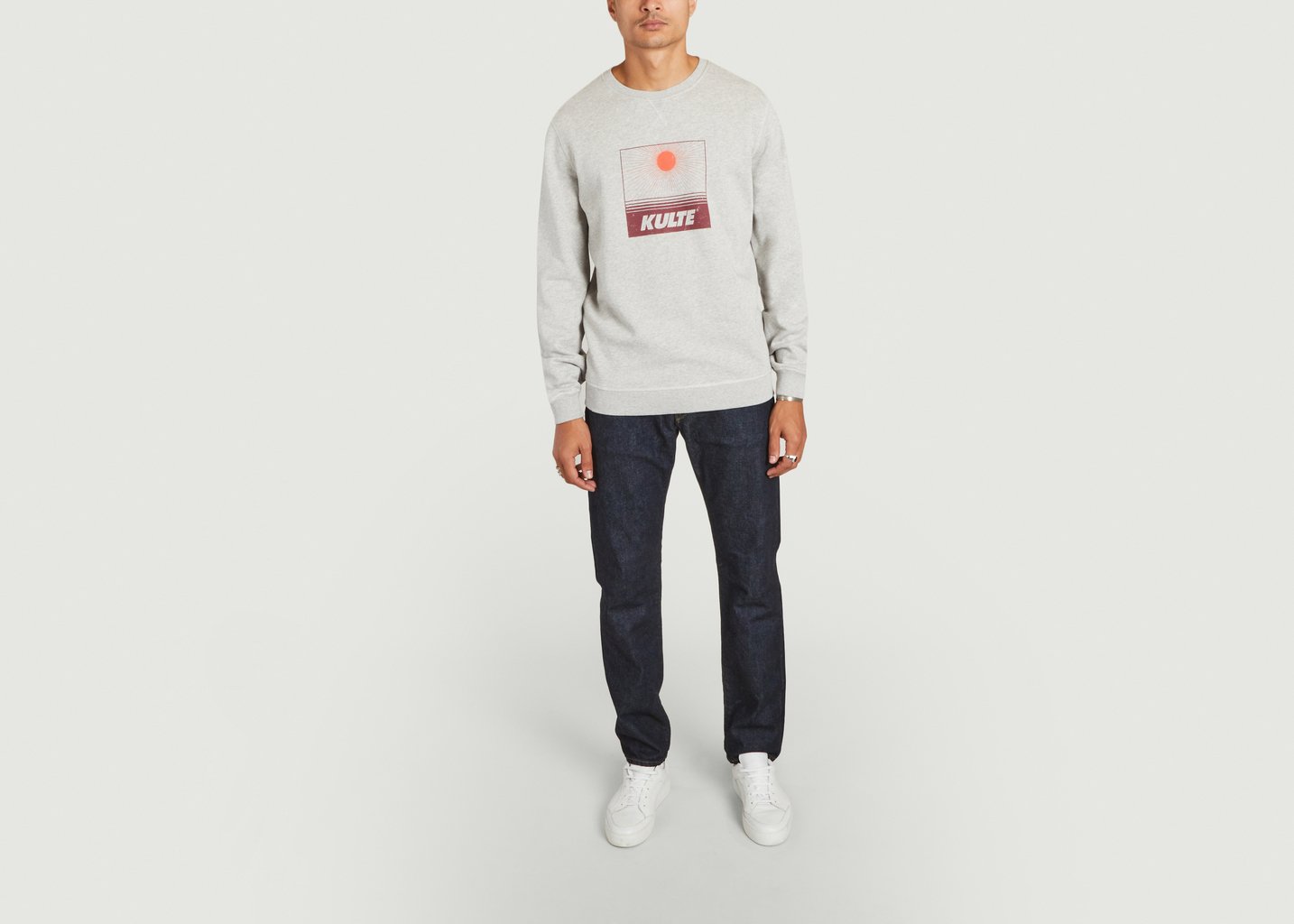L'exception Sweatshirt Sunset Gris Kulte