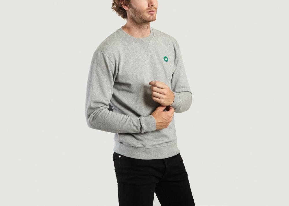 L'exception Sweatshirt Tye Gris Léger Wood Wood
