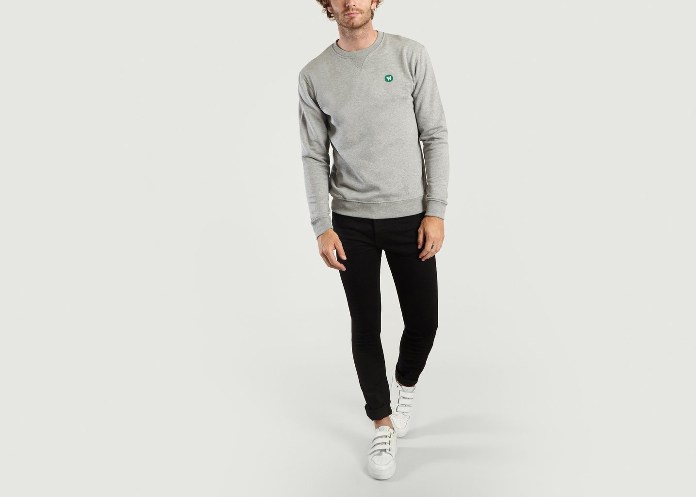 L'exception Sweatshirt Tye Gris Léger Wood Wood