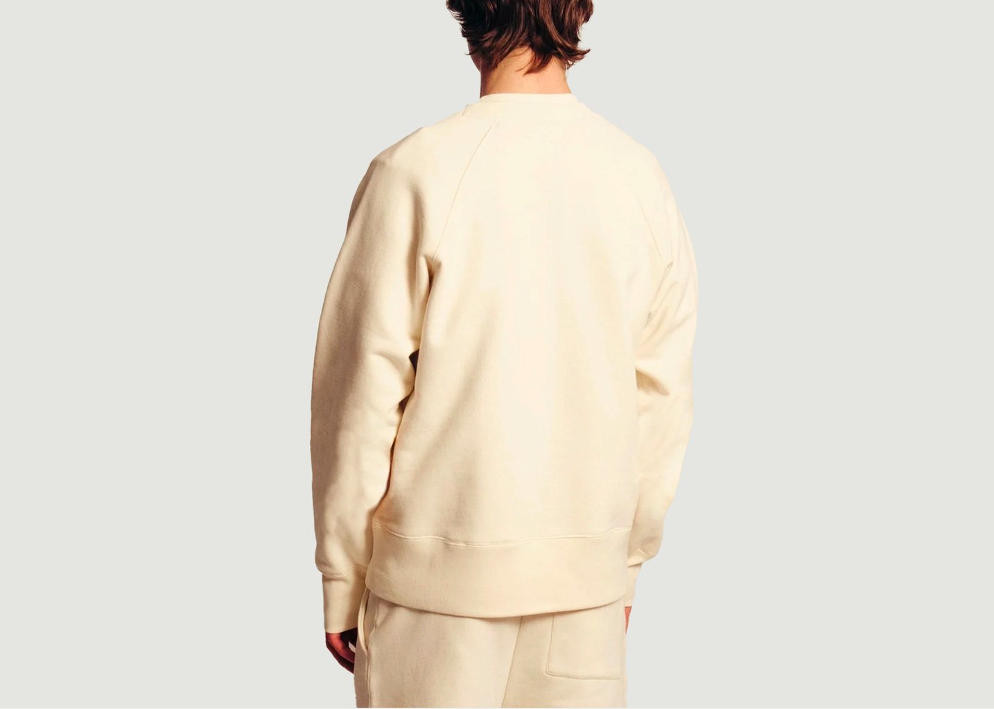 L'exception Sweatshirt Uni Ecru Verlan