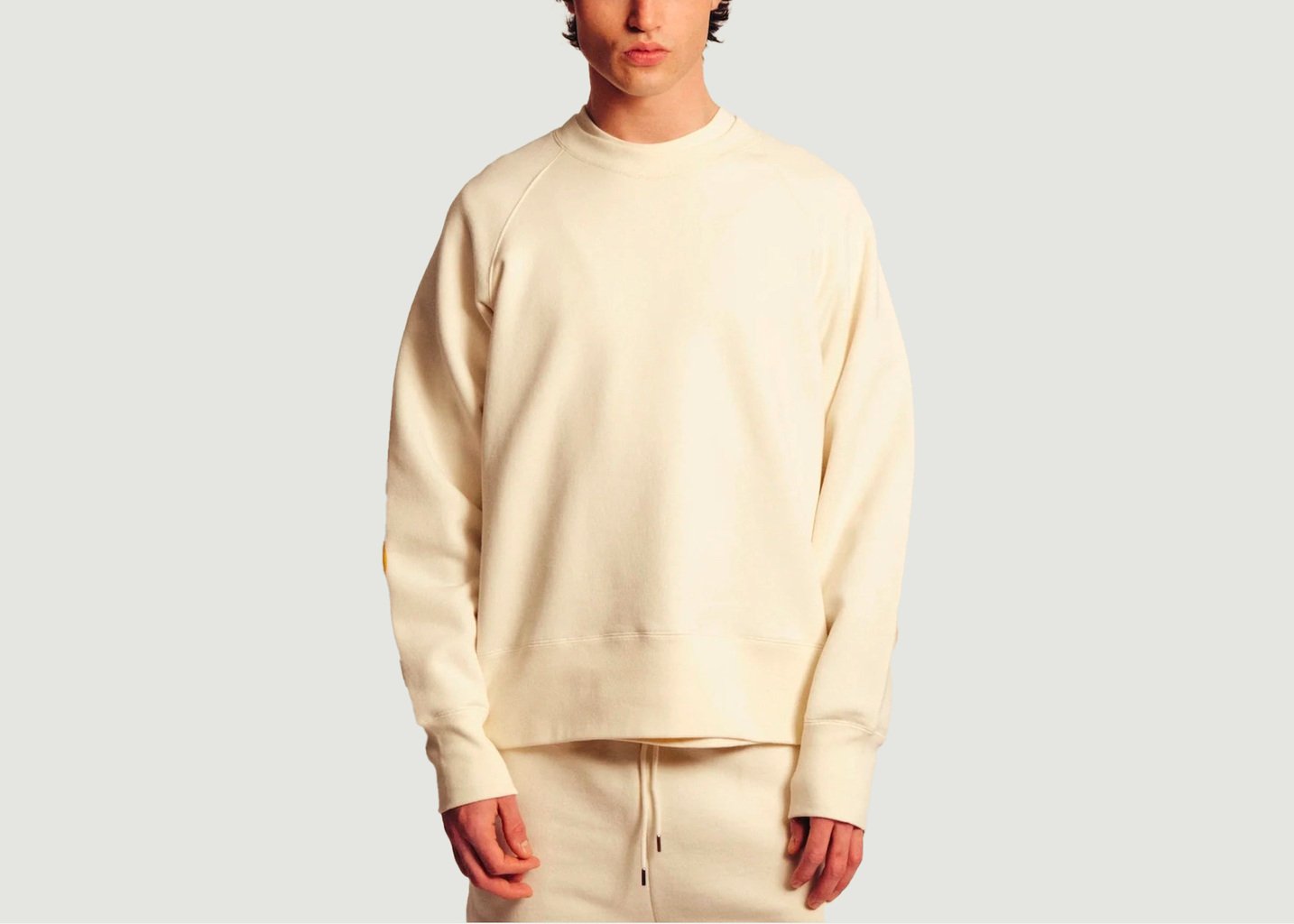 l'exception Sweatshirt uni Ecru Verlan