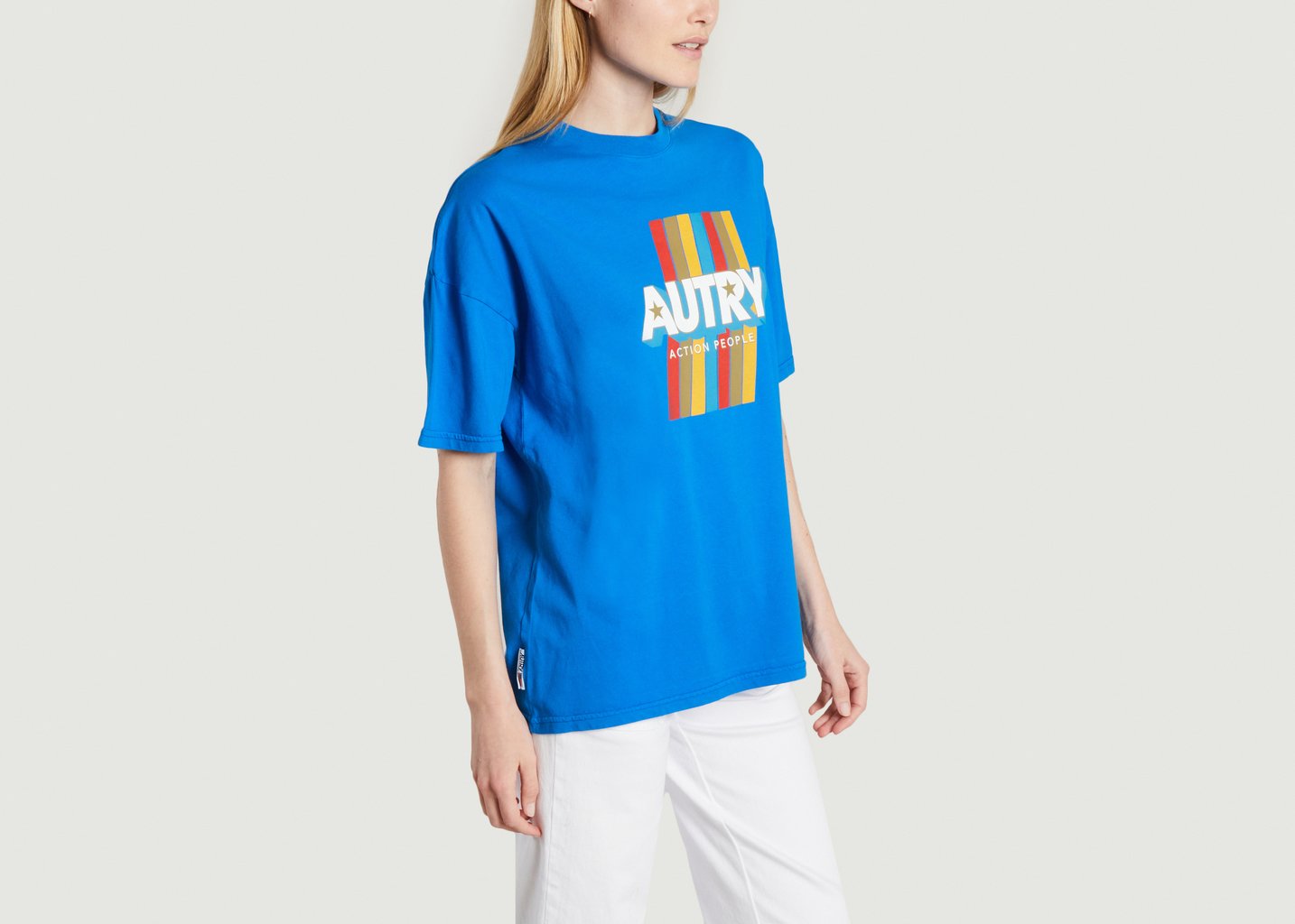 L'exception T Shirt Aerobic Bleu AUTRY