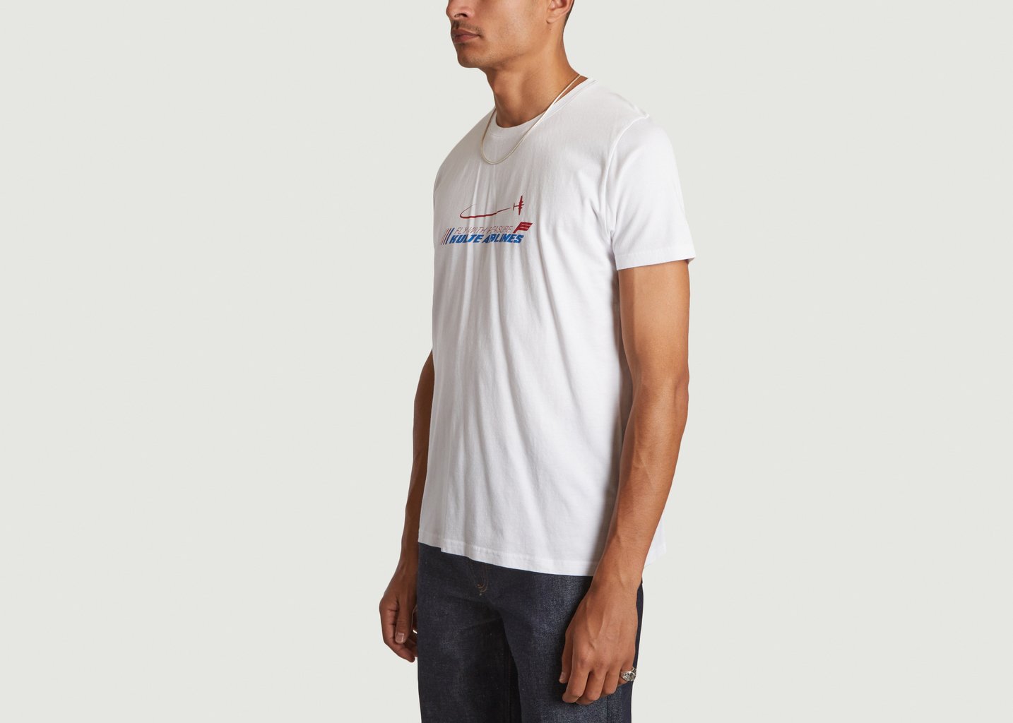 L'exception T Shirt Airlines Blanc Kulte
