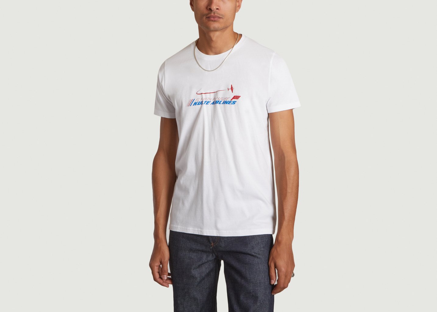 l'exception T shirt Airlines Blanc Kulte
