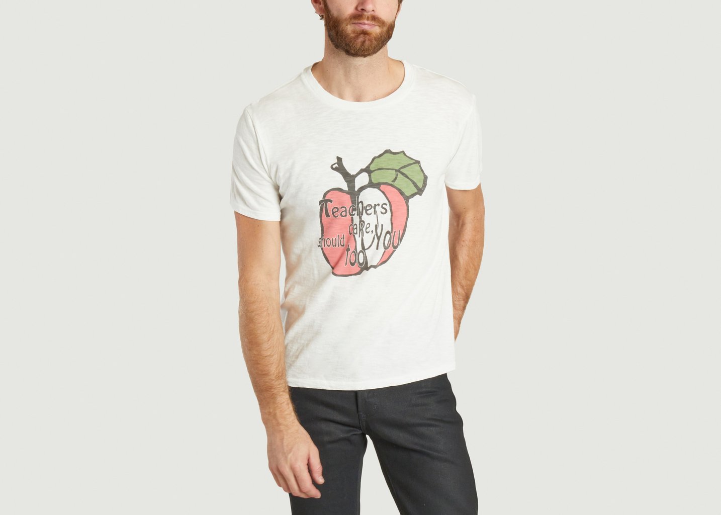 L'exception T Shirt Apple Blanc Velva Sheen