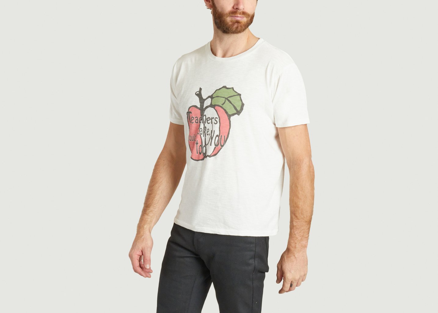 L'exception T Shirt Apple Blanc Velva Sheen