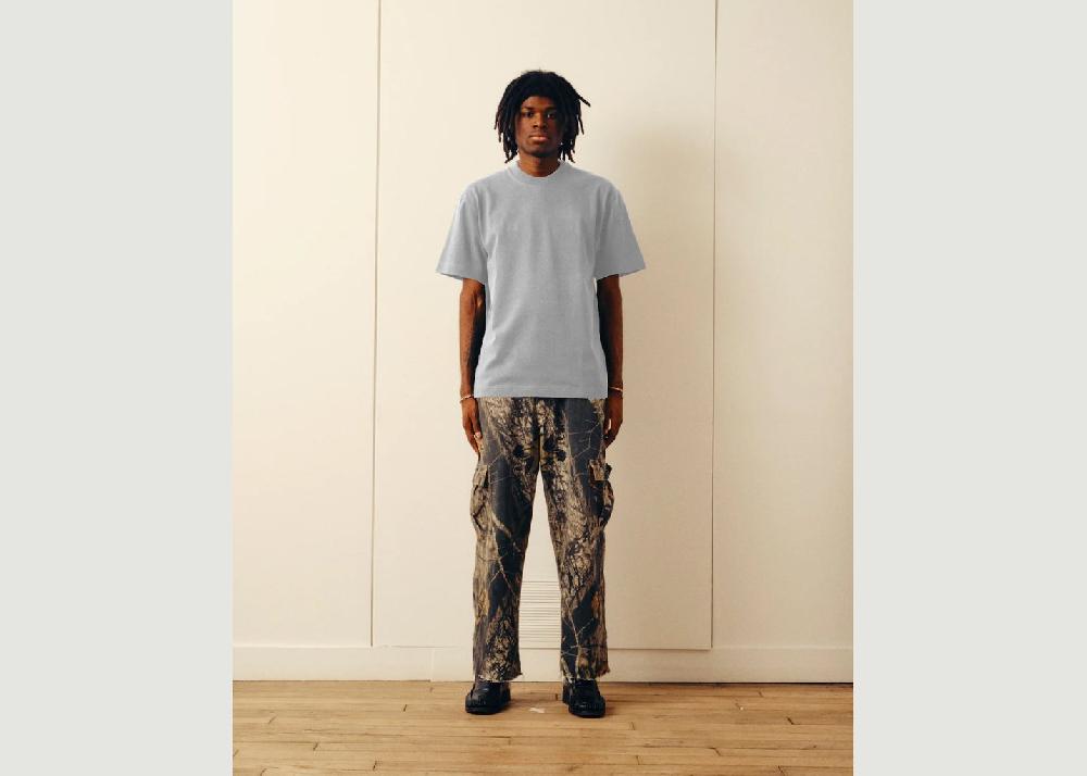 l'exception T shirt Baguette Gris Verlan