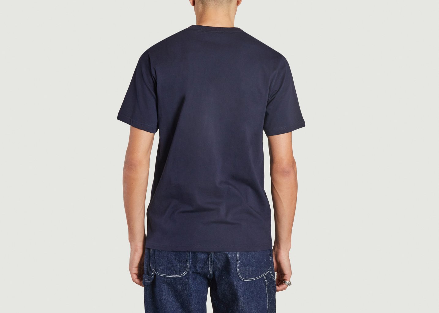 L'exception T Shirt Blake Bleu Marine Les Deux