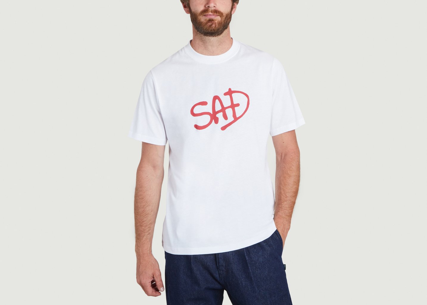 l'exception T shirt Bobby MJ Blanc Wood Wood