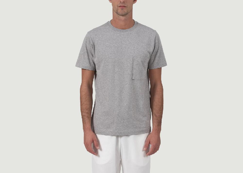L'exception T Shirt Cassius Gris Talc Paris