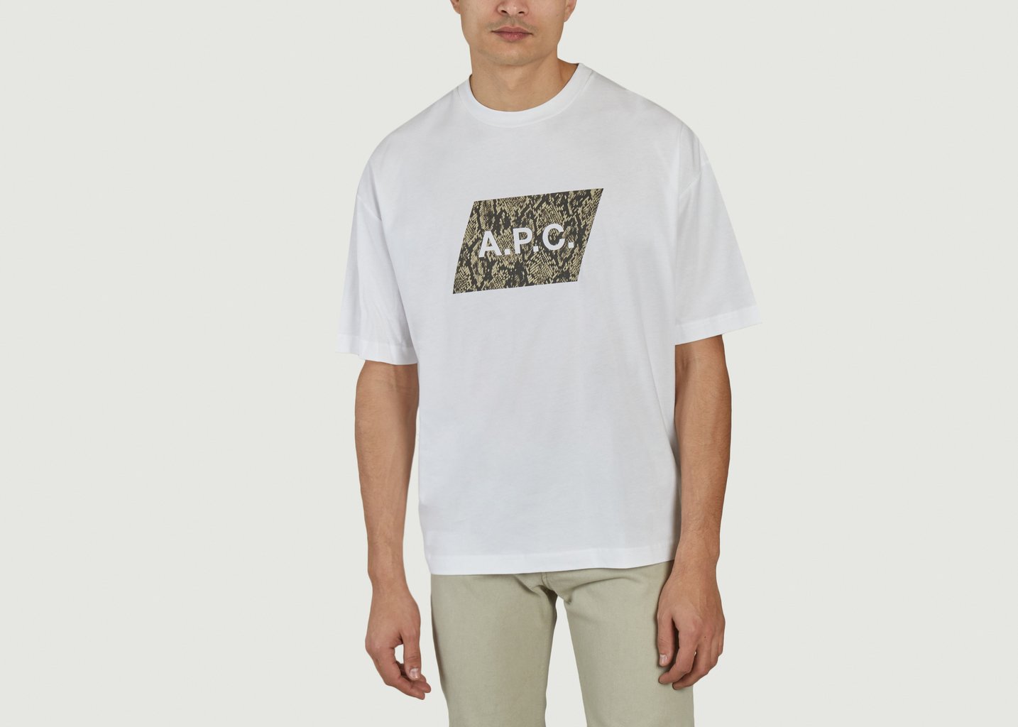 L'exception T Shirt Cobra Blanc APC Paris