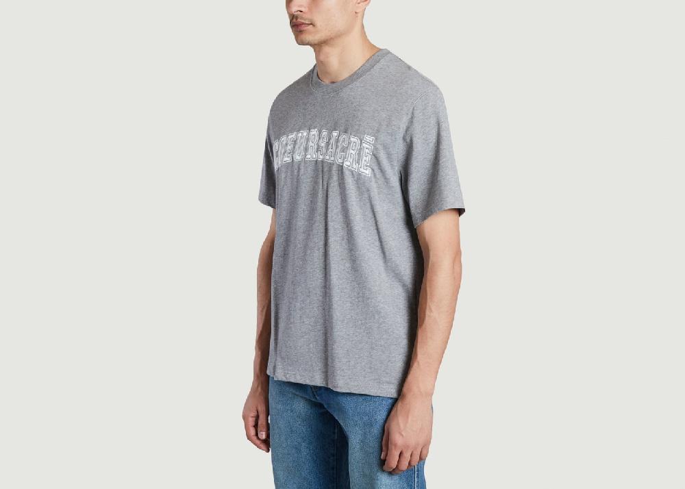 L'exception T Shirt Coeur Sacre Gris AMI Paris