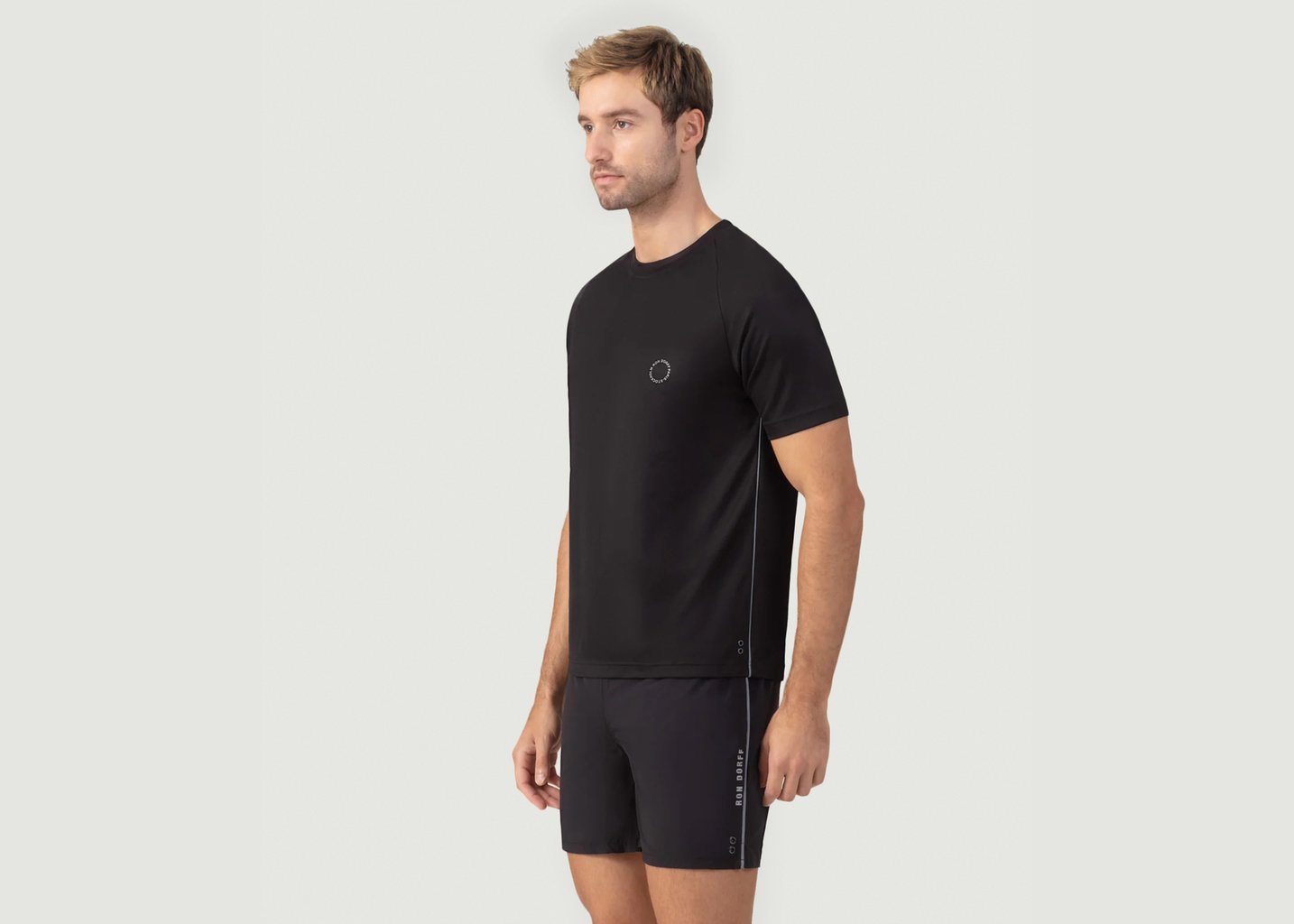 l'exception T shirt de gym Noir Ron Dorff