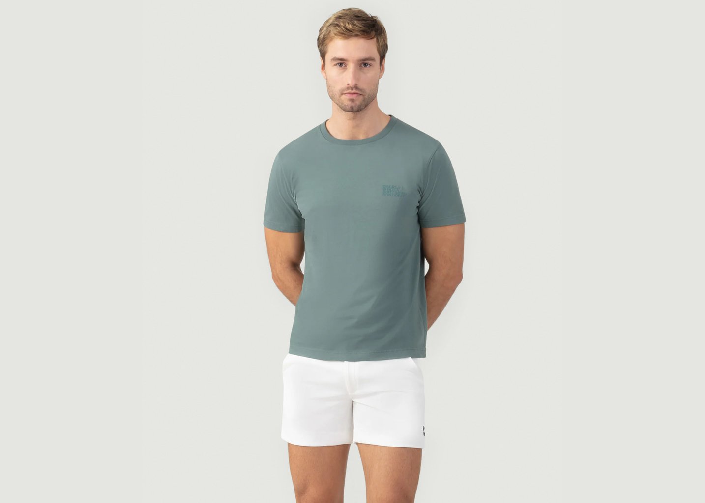 l'exception T Shirt Discipline Turquoise Ron Dorff
