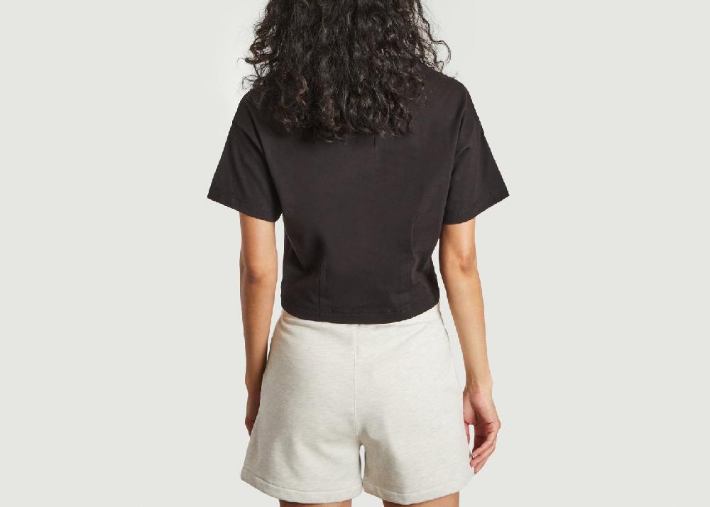 L'exception T Shirt En Coton Bio Noir Champion