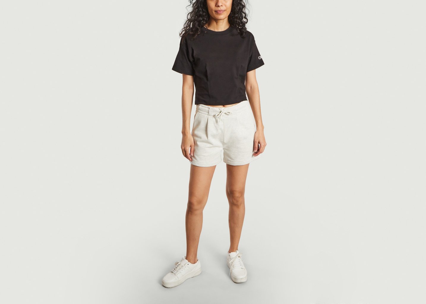 L'exception T Shirt En Coton Bio Noir Champion
