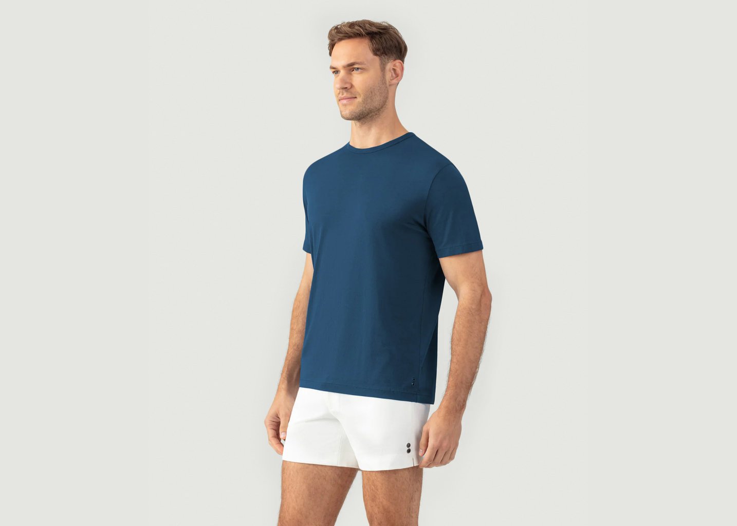 L'exception T Shirt Eyelet Bleu Ron Dorff