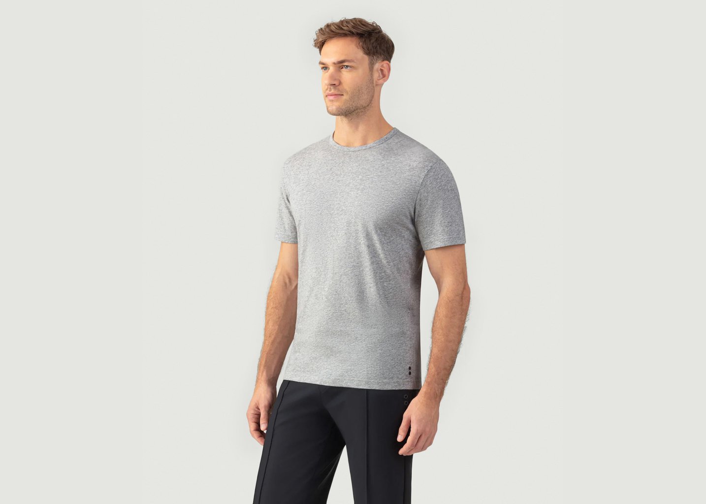L'exception T Shirt Eyelet Gris Ron Dorff