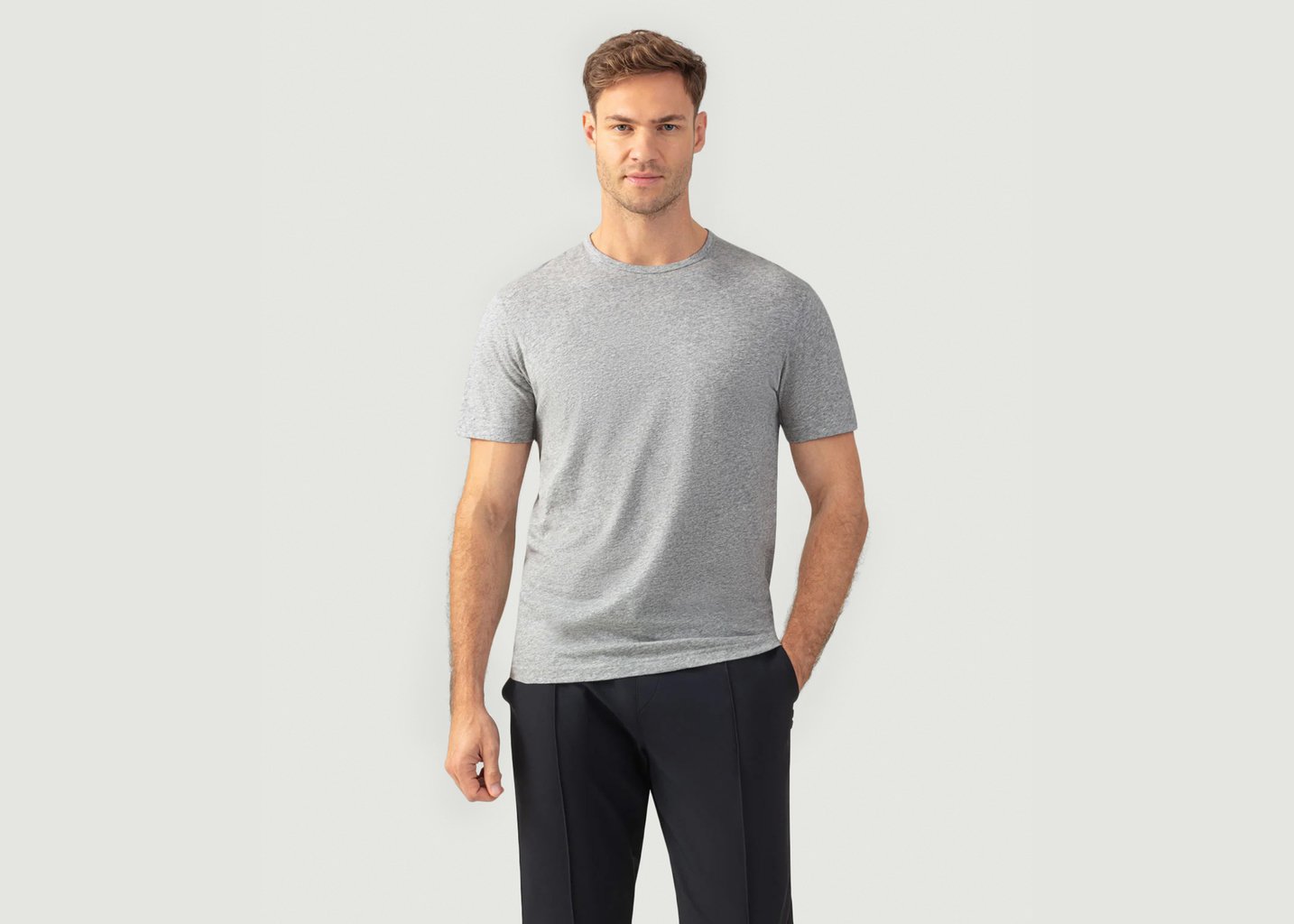 l'exception T Shirt Eyelet Gris Ron Dorff