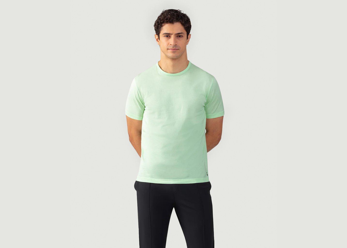 l'exception T Shirt Eyelet Vert Ron Dorff