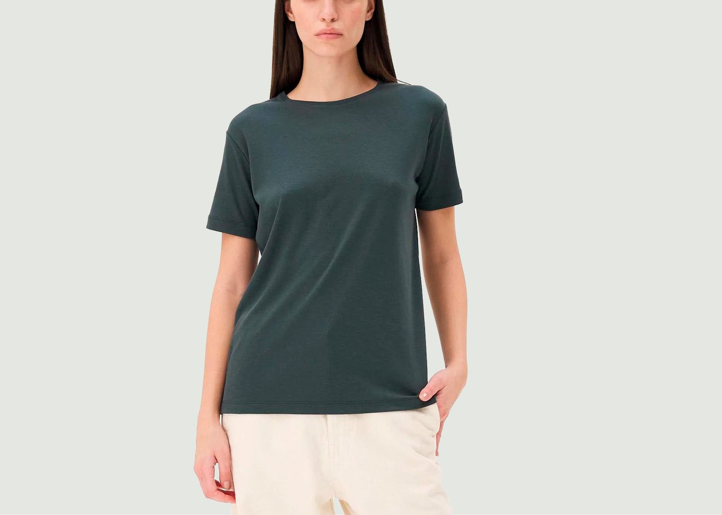 L'exception T Shirt Faro Vert Bouteille Noyoco