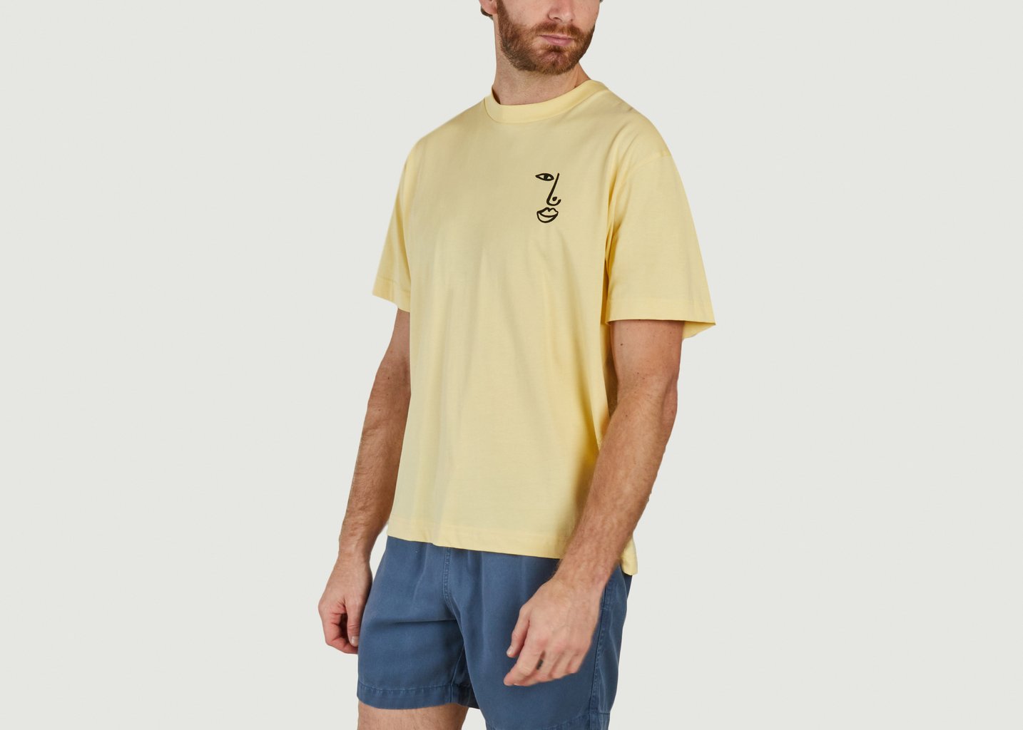 L'exception T Shirt Fish Eye Champagne Olow Paris