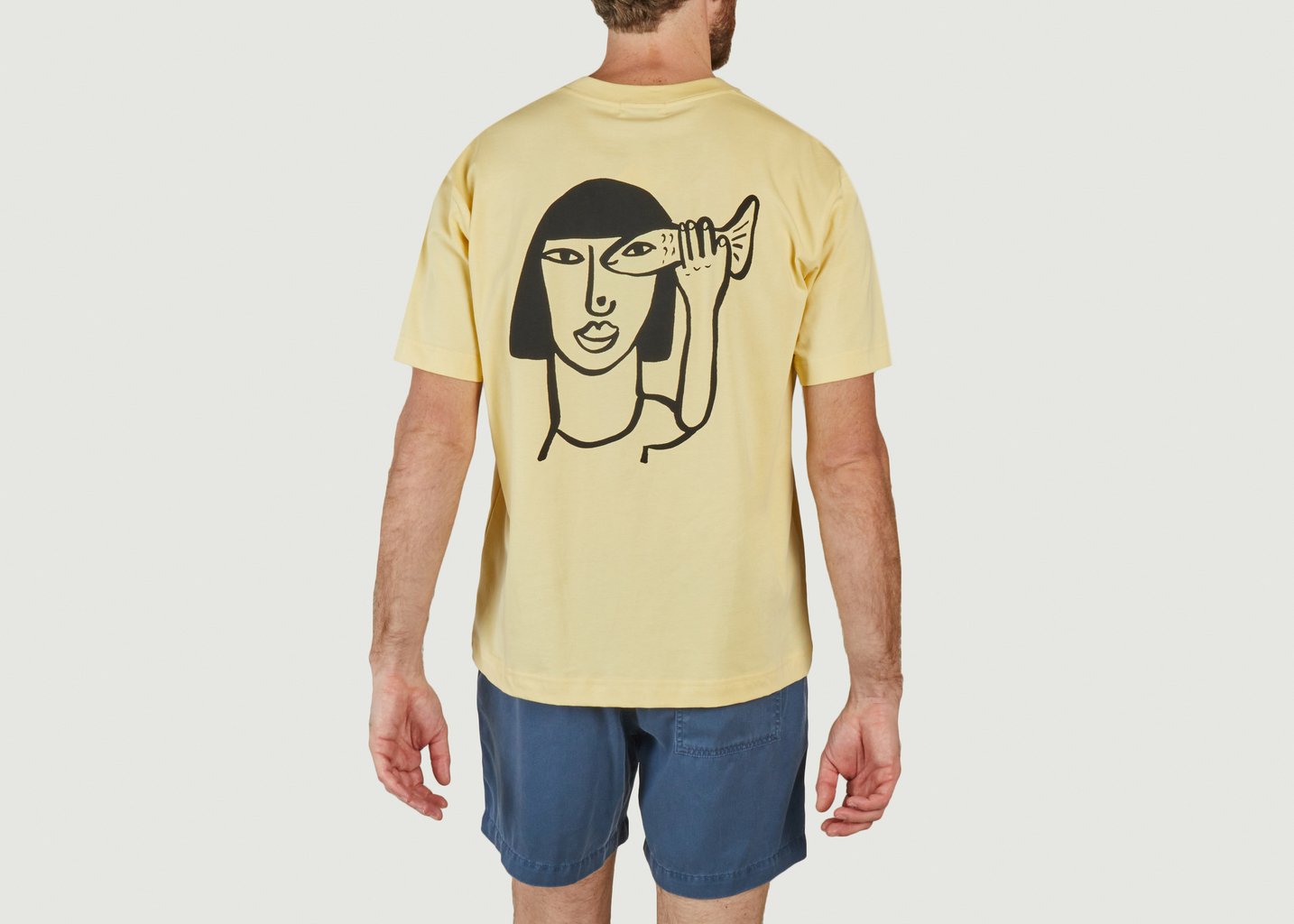 L'exception T Shirt Fish Eye Champagne Olow Paris