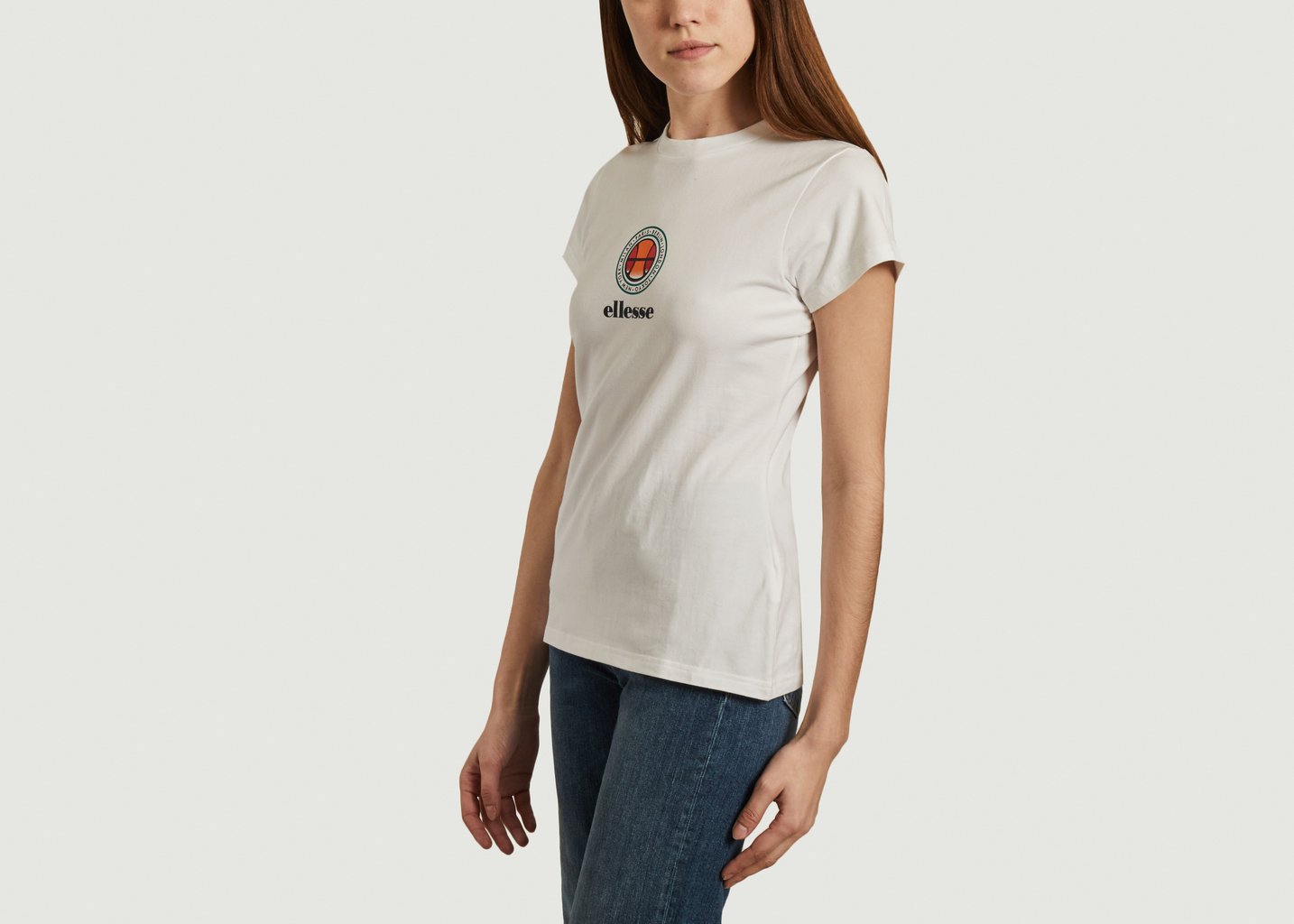 L'exception T Shirt Fitté Blanc Ellesse