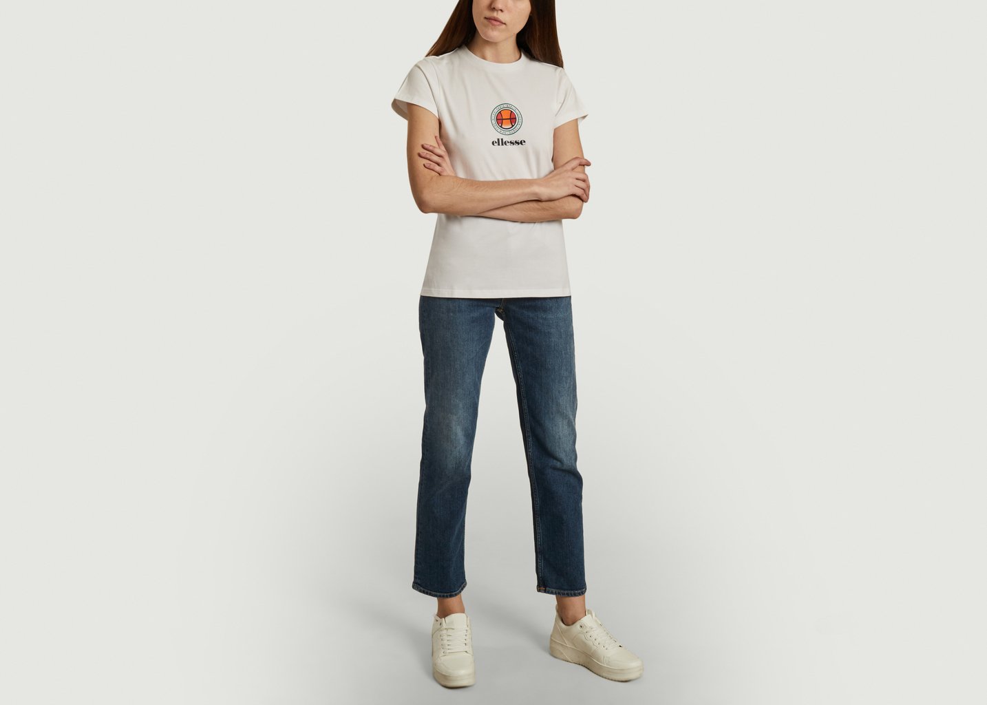 L'exception T Shirt Fitté Blanc Ellesse