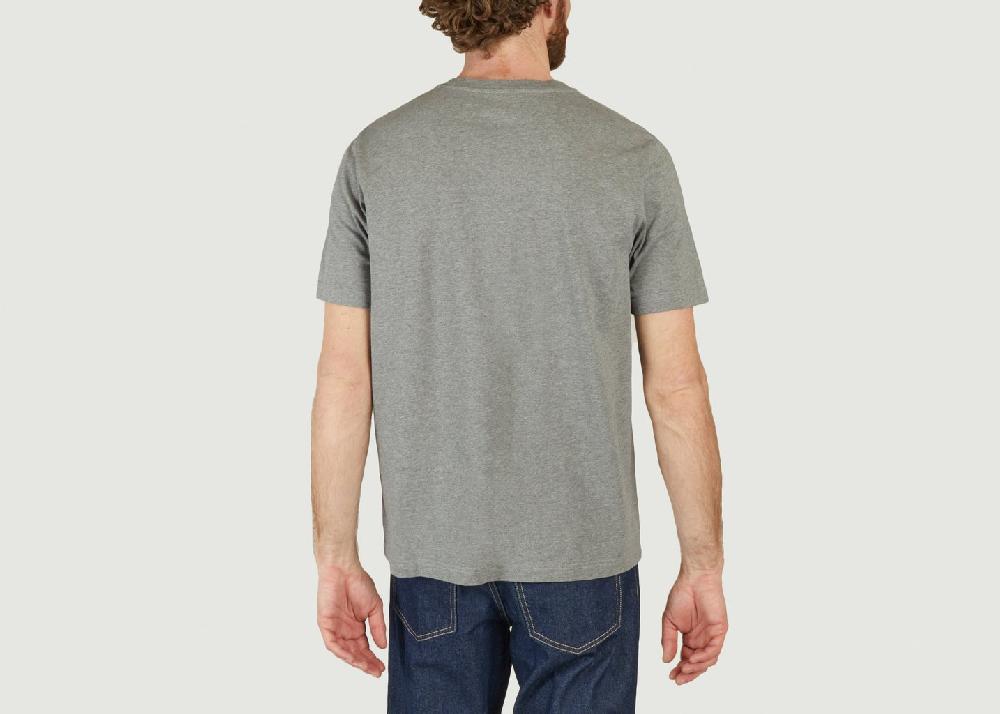 L'exception T Shirt Fox Head Gris Maison Kitsuné